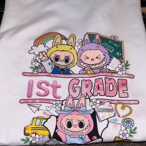 New‎ no tags Labubu 1st grade tee size 7 girls